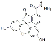 2-(3,6-二羟基-9H-氧杂蒽-9-基)苯甲酰肼, 109653-47-6, 结构式