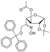 1,2-O-(1-Methylethylidene)-6-O-(triphenylMethyl)-β-L-arabino-hexofuranos-5-ulose OxiMe 3-Acetate