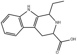 1-ETHYL-2,3,4,9-TETRAHYDRO-1H-BETA-CARBOLINE-3-CARBOXYLIC ACID Structure