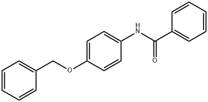 N-[4-(ベンジルオキシ)フェニル]ベンズアミド 化学構造式