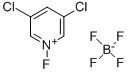 3,5-ジクロロ-1-フルオロピリジニウム·テトラフルオロボラート 化学構造式