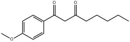 1-(4-Methoxyphenyl)-1,3-octanedione Structure