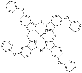 VANADYL 2 9 16 23-TETRAPHENOXY-29H 31H-& Structure