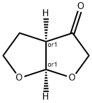 FURO[2,3-B]FURAN-3(2H)-ONE, TETRAHYDRO-, CIS- Structure