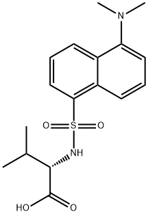 ダンシル-L-バリン 化学構造式
