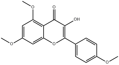4',5,7-Trimethoxyflavonol Structure