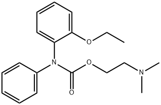 (o-Ethoxyphenyl)phenylcarbamic acid 2-(dimethylamino)ethyl ester Struktur