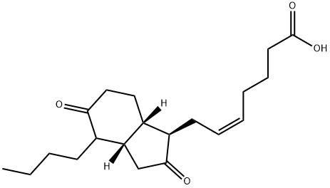 (Z)-7-[(2,5-ジオキソ-4-ブチルオクタヒドロ-1H-インデン)-1-イル]-5-ヘプテン酸