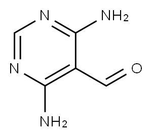 5-Pyrimidinecarboxaldehyde, 4,6-diamino- (9CI) Structure