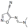 Methanimidamide, N-(4-cyano-5-isoxazolyl)-N,N-dimethyl- (9CI) Structure