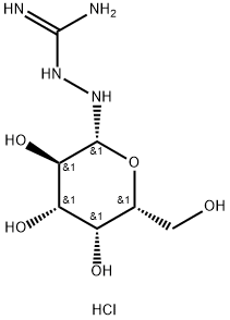 N1-BETA-D-GALACTOPYRANOSYL AMINO-GUANIDINE HCL Structure