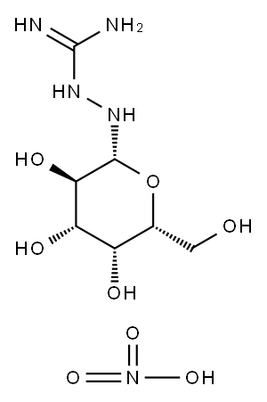 N1-BETA-D-GALACTOPYRANOSYL AMINO-GUANIDINE HNO3 Structure