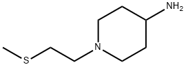 1-[2-(甲巯基)乙基]哌啶-4-胺二盐酸盐, 1098624-58-8, 结构式