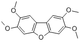 2,3,7,8-テトラメトキシジベンゾフラン 化学構造式