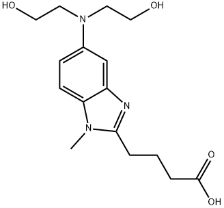 5-[Bis(2-hydroxyethyl)aMino]-1-Methyl-1H-benziMidazole-2-butanoic Acid|盐酸苯达莫司汀N-2水解杂质