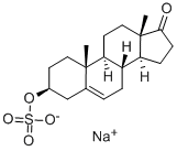 デヒドロエピアンドロステロン-3-硫酸ナトリウム水和物 化学構造式