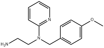 N-(4-Methoxybenzyl)-N-2-pyridinyl-1,2-ethanediamine Struktur