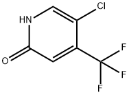 5-氯-2-羟基-4-三氟甲基吡啶 结构式