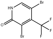 3,5-Dibromo-4-(trifluoromethyl)pyridin-2-ol Structure