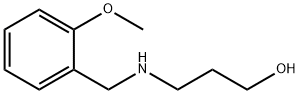 3-((2-甲氧基苄基)氨基)丙-1-醇, 109926-16-1, 结构式