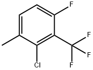 2-Chloro-6-fluoro-3-methylbenzotrifluoride Structure