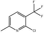 2-Chloro-6-methyl-3-(trifluoromethyl)pyridine Struktur