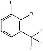 2-クロロ-3-フルオロベンゾトリフルオリド 化学構造式