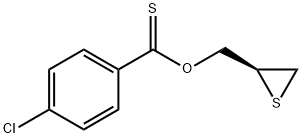 p-Chlorothiobenzoic acid S-2,3-epithiopropyl ester Structure