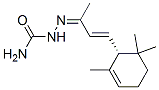 (3E)-4-[(R)-2,2,6-トリメチル-5-シクロヘキセン-1-イル]-3-ブテン-2-オンセミカルバゾン 化学構造式