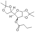 O-Butanoyl-3 di-O-isopropylidene-1,2:5,6 alpha-D-glucofurannose [Frenc h] Structure