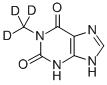 1-METHYLXANTHINE-D3 Structure