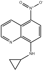 8-Cyclopropylamino-5-nitroquinoline Structure