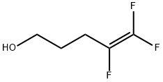 4,5,5-トリフルオロペント-4-エン-1-オール 化学構造式
