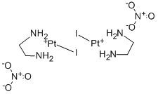 DI-MU-IODOBIS(ETHYLENEDIAMINE)-DI-PLATINUM(II) NITRATE Struktur