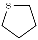 四氢噻吩,110-01-0,结构式