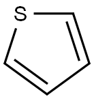 噻吩,110-02-1,结构式