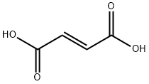 Fumaric acid Struktur