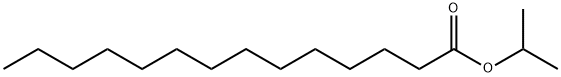 ミリスチン酸 イソプロピル 化学構造式