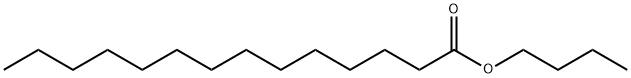 ミリスチン酸ブチル 化学構造式