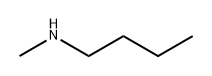N-メチルブチルアミン 化学構造式