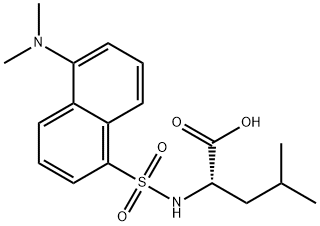 丹磺酰-L-亮氨酸 结构式