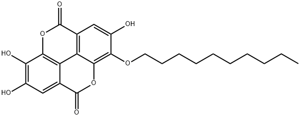 3-O-decylellagic acid Structure