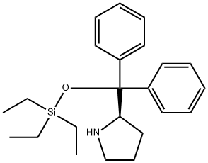 R-二苯基脯氨醇三乙基硅醚,1100289-57-3,结构式