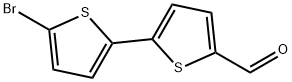 5-BROMO-2,2'-BITHIOPHENE-5'-CARBOXALDEHYDE Structure