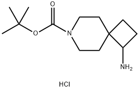 tert-butyl 1-aMino-7-azaspiro[3.5]nonane-7-carboxylate HCl Structure