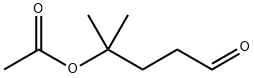 4-アセトキシ-4-メチル-1-ペンタナール 化学構造式