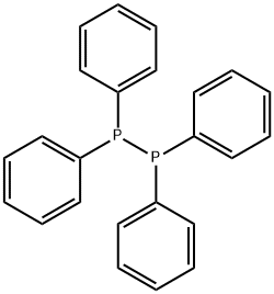 ジフェニル(ジフェニルホスフィノ)ホスフィン 化学構造式