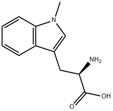 1-甲基-D-色氨酸 结构式