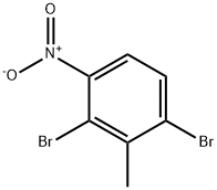 2,6-ジブロモ-4-ニトロトルエン 化学構造式