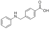 4-[(PHENYLAMINO)METHYL]-BENZOIC ACID 化学構造式